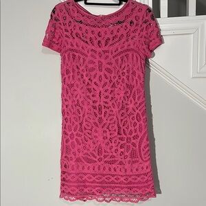Lilly Pulitzer Elegant‎ Pink Lace Dress